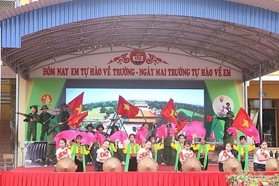 Hơn 800 em thiếu nhi tham gia Ngày hội “Chiến sĩ nhỏ Điện Biên - Làm theo lời Bác dạy